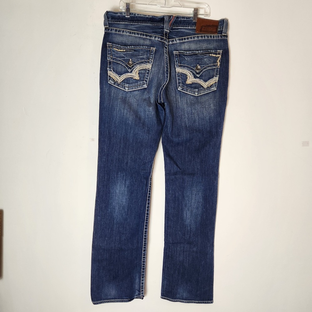 Big Star Voyager Jeans 36x36 Y2K Western Distressed 36XL Long Relaxed Straight